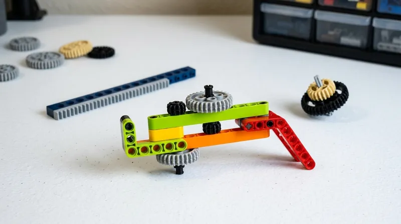 DIY Mechanical Spinning Top & Launcher Building Kit